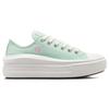 Converse Chuck Taylor All Star Move Platform Low Summer Embroidery Women Sneakers Blue Sticky-Aloe-Green Egret A10823C