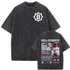Rapper Dellafuente  Tour Vintage Washed Tshirt Unisex Women Short Sleeve Hip Hop Tshirt Oversized  Cotton Casual T Shirts