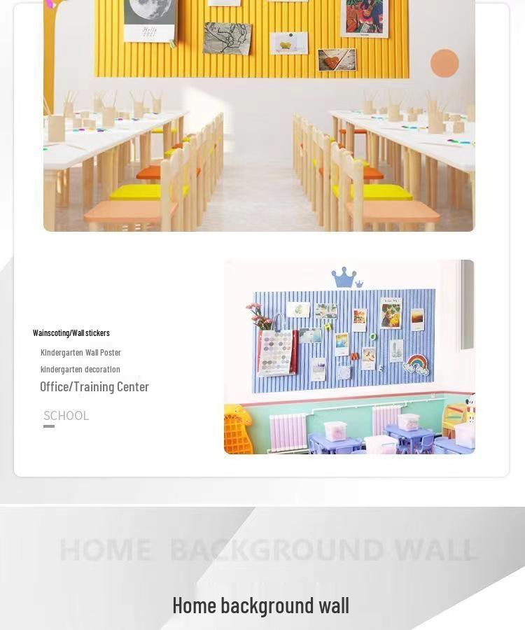 Felt Cork Board for Artwork Display and Decoration - Ideal for Schools, Offices, Bedrooms, and Creative Spaces