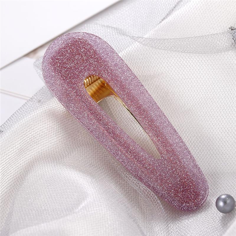 Buy 1PC Women Girl Hairpin Water Drop Hairpin Hair Clip Acrylic Plaid