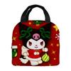 Portable Lunch Box Bag Cartoon Thermal Insulation Bag Lunch Bag Christmas
