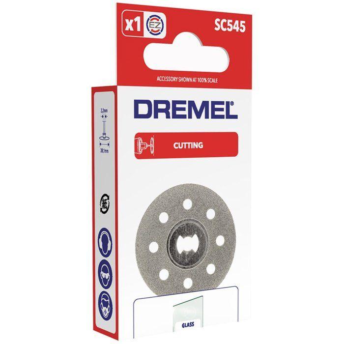 Disque diamant a tronçonner DREMEL S545 - Ø 38mm - Découpe de Faience/Porcelaine/Céramique