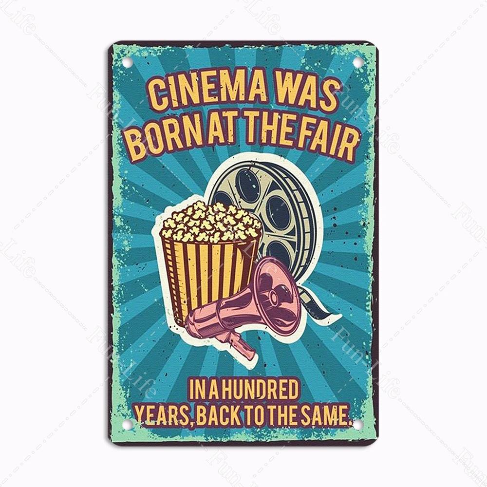 Feature Movie Vintage Posters Show Metal Tin Sign Retro Plaque Cinema Decor Hobby Bedroom Wall Decoration x cm