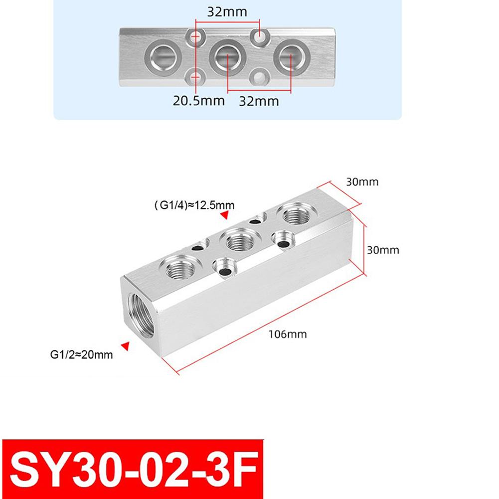 Pneumatic Air Multiple Line Exhaust Manifold Distributor 1/2 Pt Thread Port SY30 Woodworking, Pneumatic Tools Auto Repair Parts