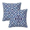 Azulejo Lissabon Azulejos Lisboa 2 Stuks Vierkante Kussensloop Kussenhoes Kussen Decor Comfort Sierkussen Voor Huis Auto