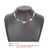 Women European Fashion Pearl Clavicle Necklace Choker Color Rice Bead Bohemian Style Necklace For Women Jewelry
