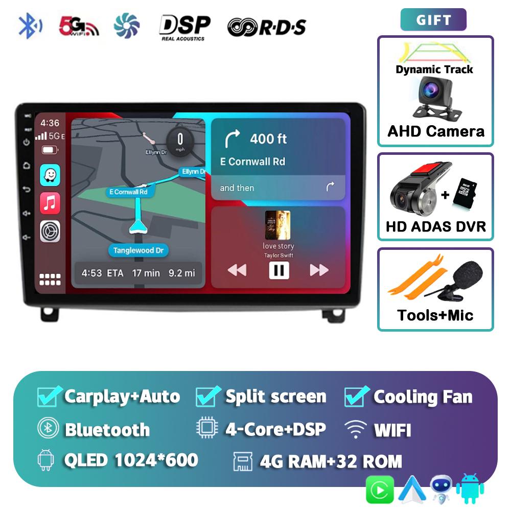 Android 14 Carplay Auto For Peugeot 407 1 2004-2011 Car Radio Multimedia Video Player Monitor Navigation GPS Autoradio Stereo BT