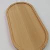 Oval Wooden Tray Heat Resistant Wooden Storage Tray Eco-Friendly Coffee Cup Mat Coaster  Restaurant