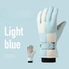 Winter Ski Gloves Thickened Waterproof Touch Screen Plus Velvet Outdoor Cycling Electric Bike Windproof Cold Warm Gloves