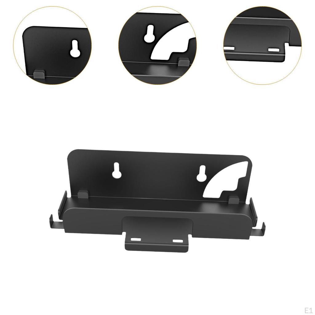 Gaming Console Wall Mount Holder Bracket Easy Installation Stable Organizer Practical Iron