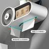 Wall mounted storage rack, compact and lightweight, suitable for bathrooms, kitchens, and homes