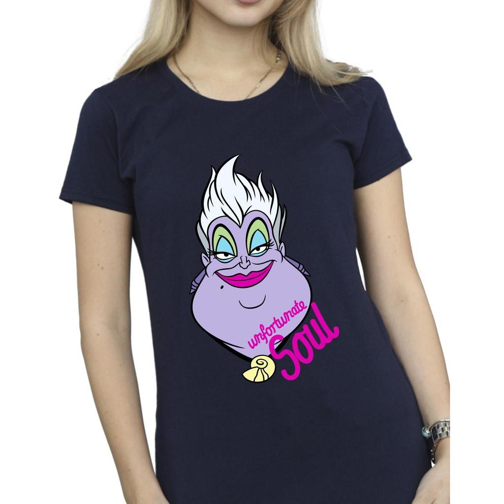 Disney Womens/Ladies Villains Ursula Unfortunate Soul Cotton T-Shirt