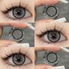 EYESHARE 1 Pair Colorful Contact Lenses 0.00~ -6.00 Myopia Prescription Brown Natural Lenses Yearly Beauty Pupils