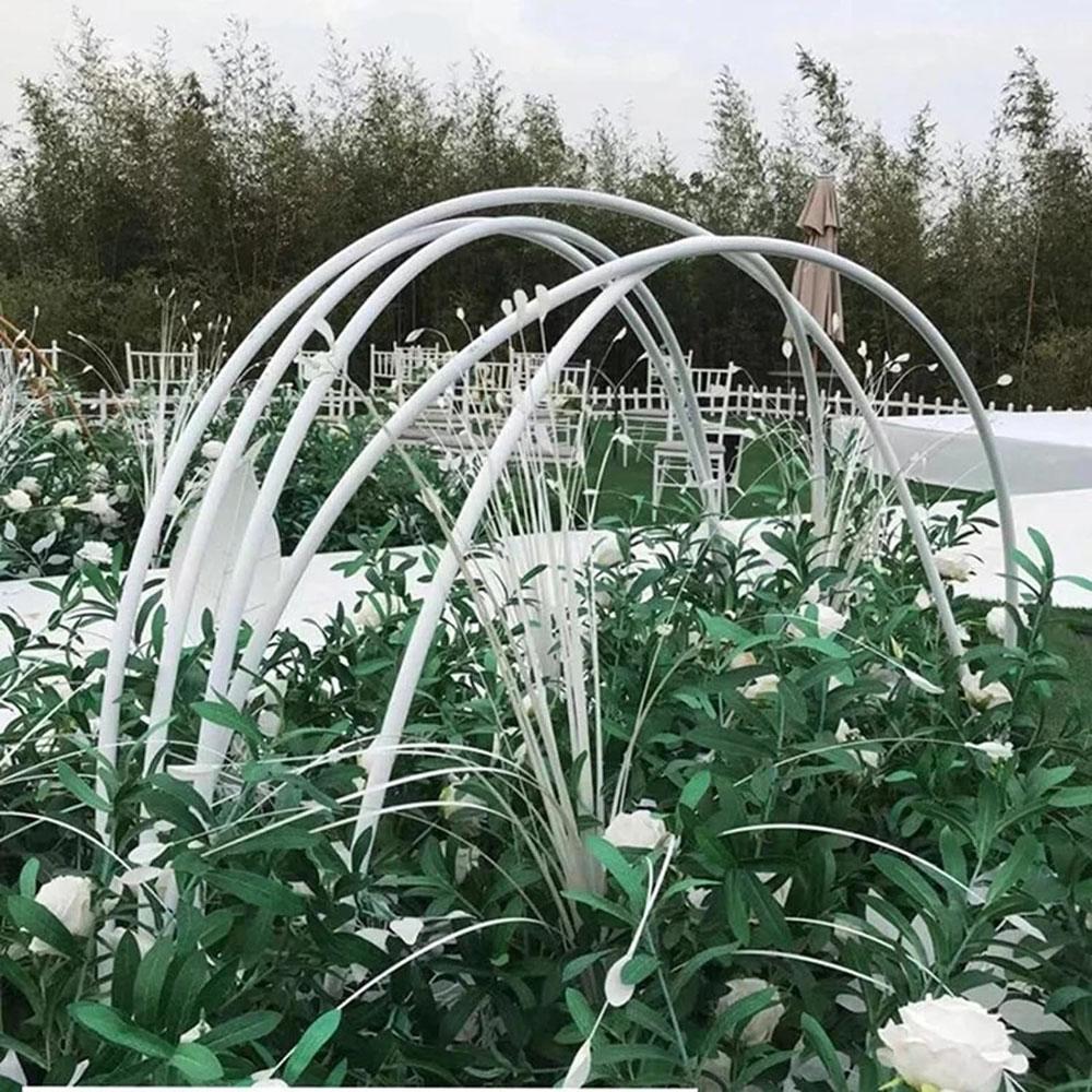 10M Party Decoration Styling Tube PVC Aluminum Plastic Molding Pipe For Baby Shower Birthday Christmas Wedding DIY Props