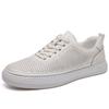 Fashion Brand Men'S Genuine Leather Shoes Office Business Formal Shoes Thick Sole Men'S Sports Leisure Shoes Summer Breathable