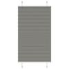 VidaXL Store Plissé Anthracite 75x150 Cm Largeur Du Tissu 74,4 Cm, Store Plissé De Fenêtre, Store Accordéon, Store Plissé De 4015087
