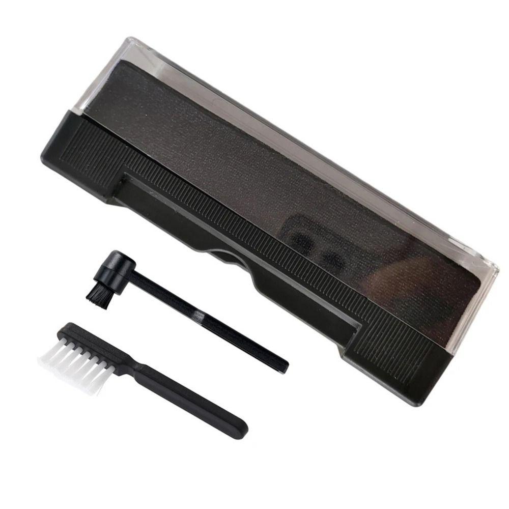 Portable Record Player Cleaning Kit Soft Bristles Cleaner Cleaning Brush Set  Fit for Turntables