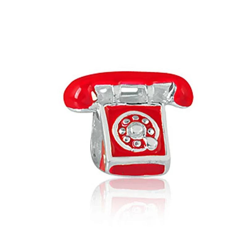 New Fashion Copper Plating Dazzling Red Series Strawberry Apple Lucky Bag Charm Bead Fit Original Bracelet Diy Women Jewelry