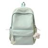 Schoolbag new solid color backpack, Korean version ins junior high school college student schoolbag leisure travel large capacity backpack