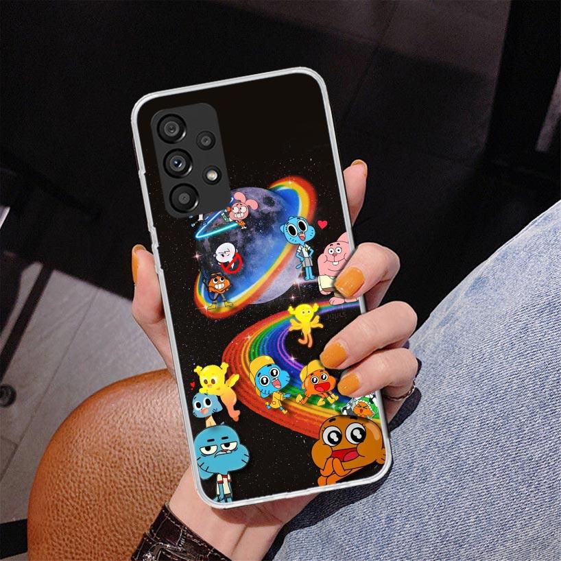 The Amazing World Gumball Phone Case For Samsung Galaxy A17 A16 A15 A14 A13 A57 A56 A55 A54 A53 A37 A36 A35 A34 A33 A26 A25 A24