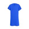 Women's Fashionable And Casual Flared Sleeve Round Neck Solid Color Loose Dress