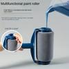 3pcs Extension Tubes + 1pc Roller Head-Professional Home Paint Roller Set with Large Self-Priming Brush,Ideal for Latex and Wall Paint,Smooth Coating