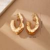 Exaggerated Creative Irregular Geometric Teardrop Shaped Earrings for Women Vintage Earring Party Jewelry Gifts