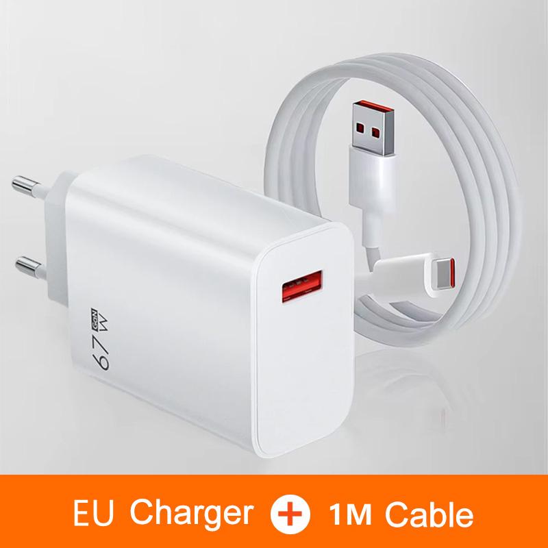 

6A 67W USB C Fast Charger Cable for Xiaomi 11 12 Lite 13T Redmi Note 10 11T 12T 13 POCO X3 X4 F4 Quick Charging Type C USB Cable