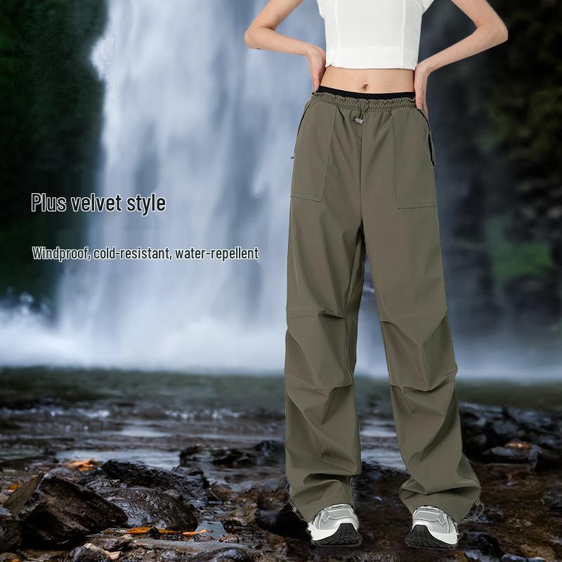 Women's Spring Waterproof Windproof Hiking Cargo Pants