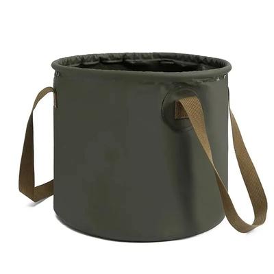 Outdoor Folding Pvc Fishing Bucket Convenient Camping Water Car Washing Foot Bucket Simple Style Men Women Large-capacity