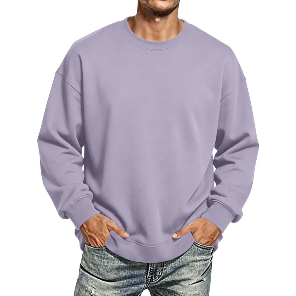 Unisex Long Sleeve Neck T-Shirt Couples Casual Sports Top for Men and Women