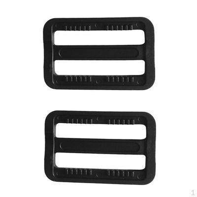 2 Piece Scuba Diving Plastic Weight Belt Slide 1 1/2" Webbing Stopper Keeper