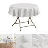 150/180/200cm Round Satin Tablecloth Bright Silk Tablecloth For Baby Shower Wedding Birthday Party Banquet Christmas Table Decor