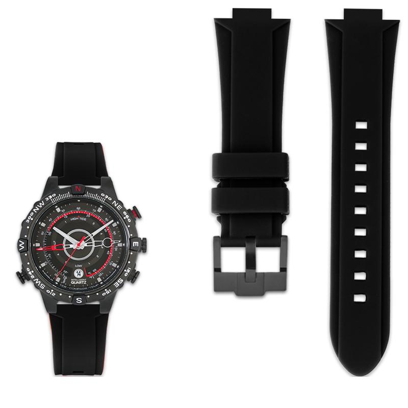 

Классический резиновый ремешок для часов timex WATCH T2N720 T2N721 TW2T76300 Series водонепроницаемый силиконовый спортивный ремешок 24*16 мм 24-16mm