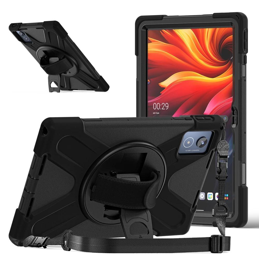 Tablet-Hülle für Tab K11 Plus 11,45" TB-352FU TB-352XU Hülle Stoßfest Kindersicher PC + Silikon Ständer Schultergurt