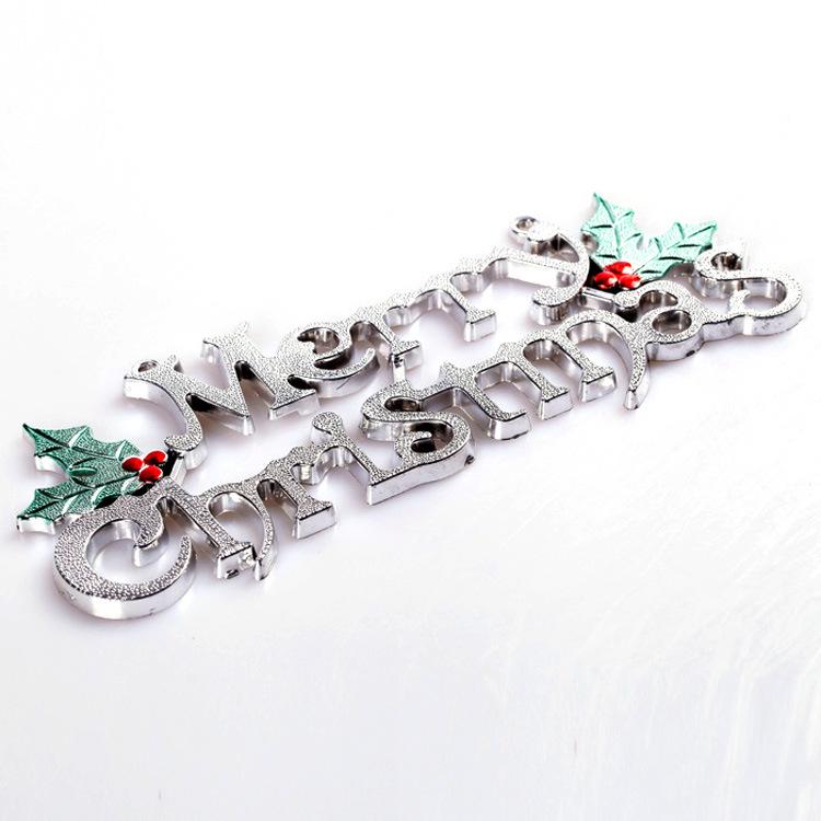 

Golden Brand Christmas Letter Ornament Decoration 14 cm серебряный