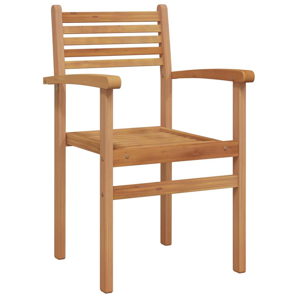 Garden Dining Set 7 pcs Brown Solid Teak Wood
