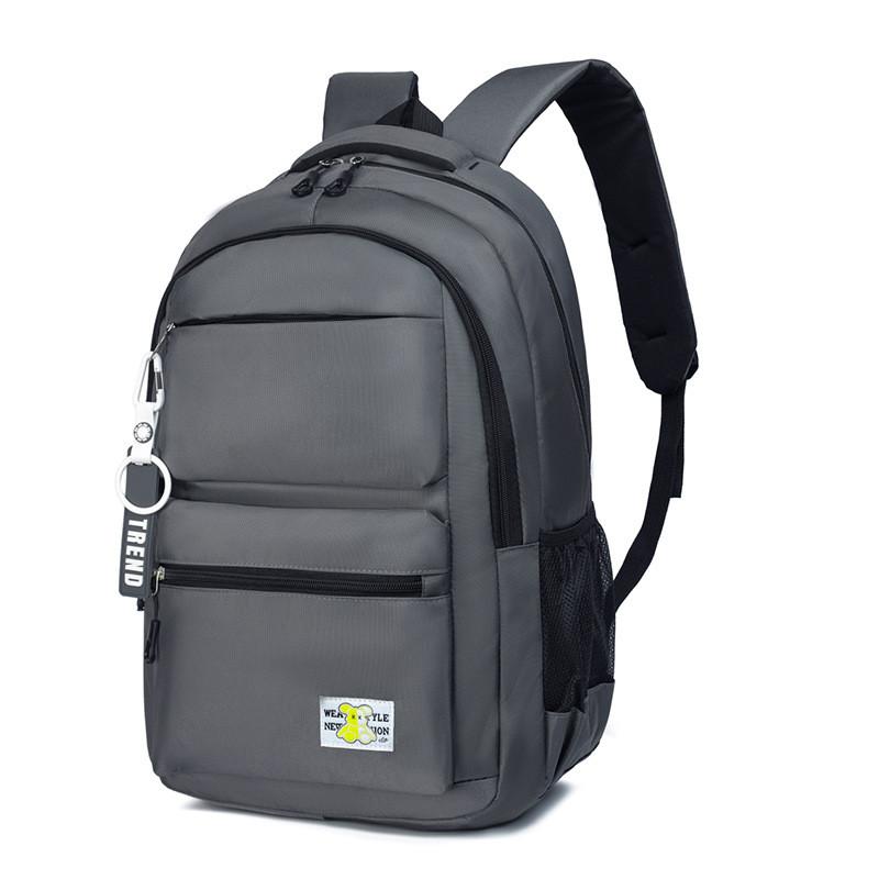 Letter Bear Fashionable Pattern Men Large Capacity Backpack For Commuting