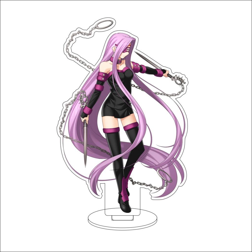 16CM Anime Fate stay night Cosplay Acrylic Stand Ornaments Sakura Matou/Illyasviel von Einzbern Figure Stand Halloween Gifts