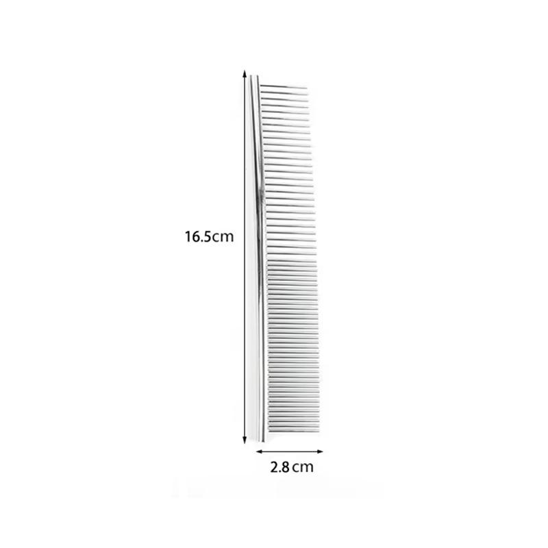 Stainless Steel Pet Comb Needle Comb Dog Cat Professional Grooming Anti Knot Detangling Tool Remove Floating Hair Pet Care