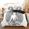 Comforter High Quality 3D Duvets And Bedding Sets Duvet Buddhist Images Set Kidtwin Full Queen King Bedroom Set Home Textile