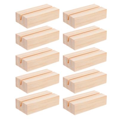Gadpiparty Wooden Calendar Desktop Calendar Postcard Photo and Menu Beige 10-Pack Stands, Holders, Holders, Display,