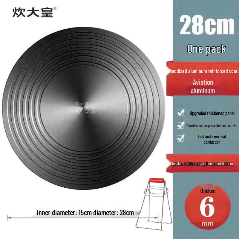 Zhaoran 28CM Anti-Burn Heat Diffuser Plate for Gas Stoves