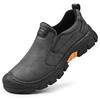 Fashion Men's Handmade Outdoor Hiking Shoes Fashion Soft Classic Driving Footwear Non-slip Walking Shoes Genuine Leather Casual Loafers