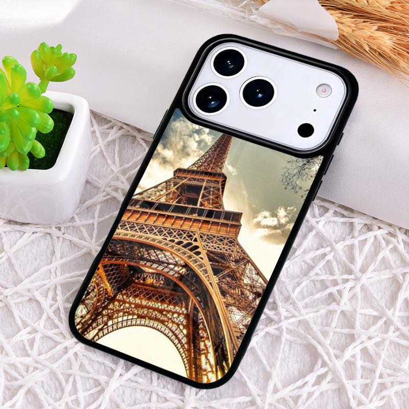 London Torre Eiffel Big Ben Phone Case for iPhone 17 Air 16 15 11 12 14 13 Pro Max Shockproof Cover