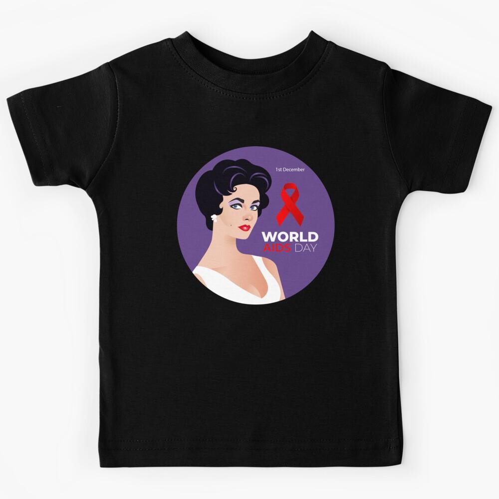 Aids Awareness T-ShirtWorld Aids Day Kids T-Shirt 100