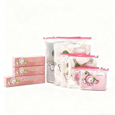 ZISIZ Thickened Reusable Slider Lock Food Storage Bags