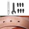 7pcs 2 5mm Leather Hole Punch Set Leather Carbon Steel Puncher DIY Leathercraft Tool