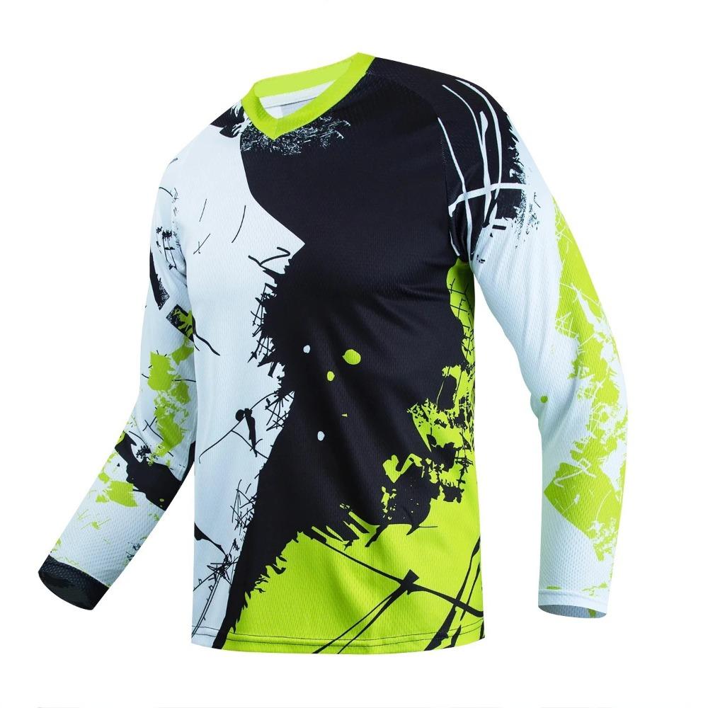 2026 Men's Long Sleeve T-shirt Mountain Bike Off-Road Motorcycle Cycling Jersey MTB Clothes Camping Outdoor Fishing Top Loose
