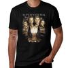 Supernatural Group Tshirt Simple Solid Color Crew Neck Tee